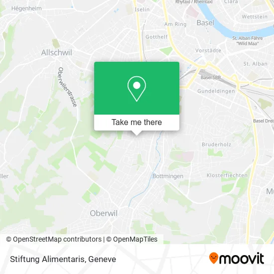 Stiftung Alimentaris map