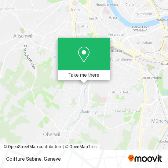 Coiffure Sabine map