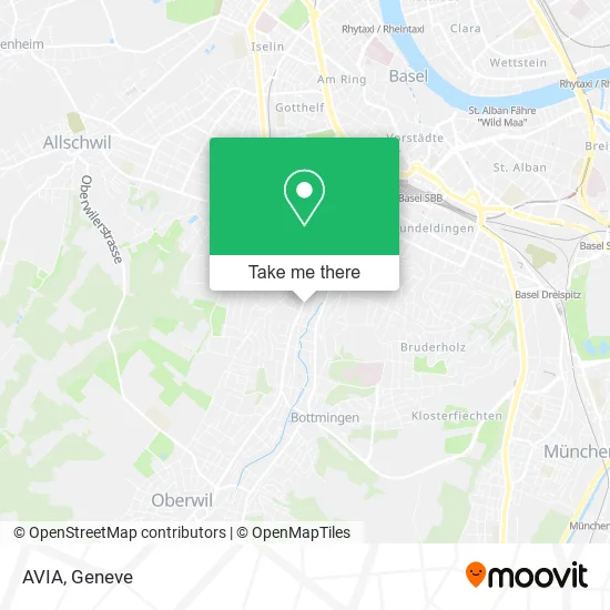 AVIA map
