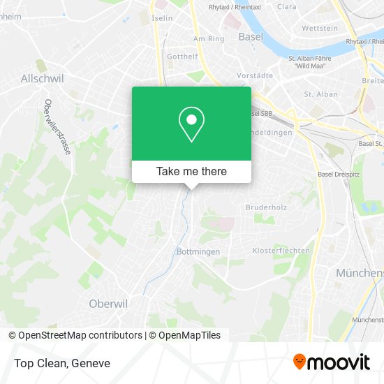 Top Clean map