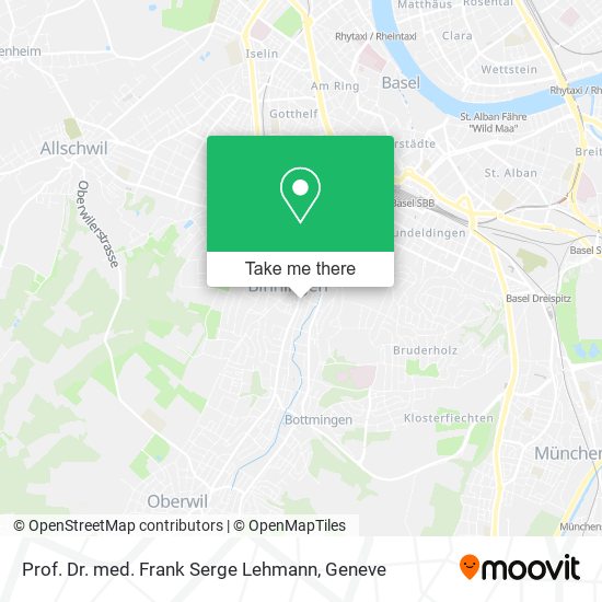 Prof. Dr. med. Frank Serge Lehmann map