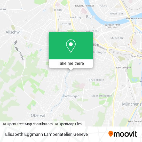Elisabeth Eggmann Lampenatelier map