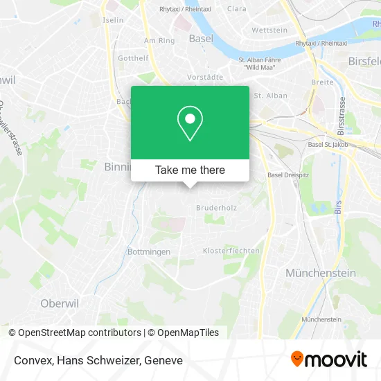 Convex, Hans Schweizer map