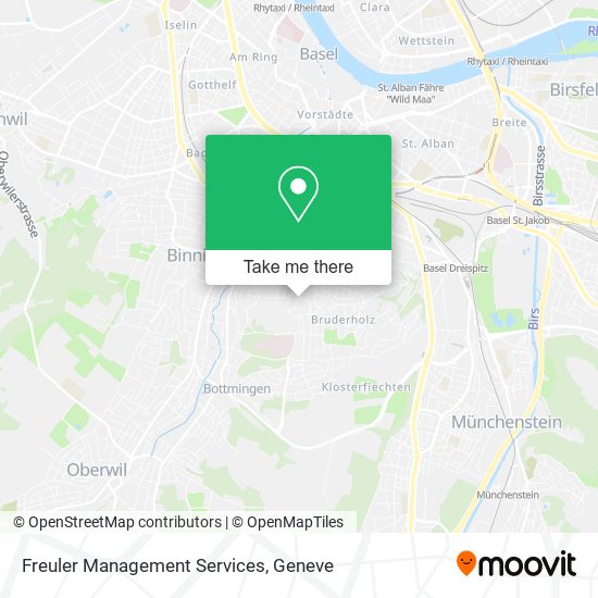 Freuler Management Services map