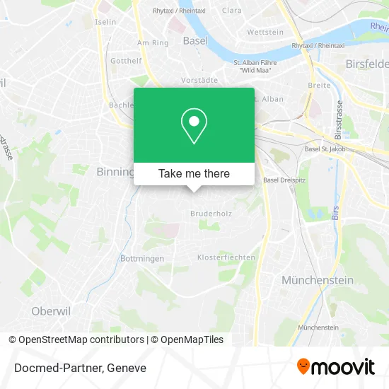 Docmed-Partner map