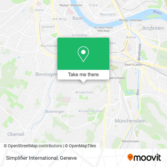 Simplifier International map