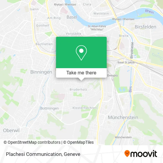 Plachesi Communication map