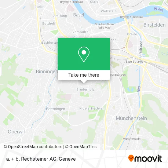 a. + b. Rechsteiner AG map