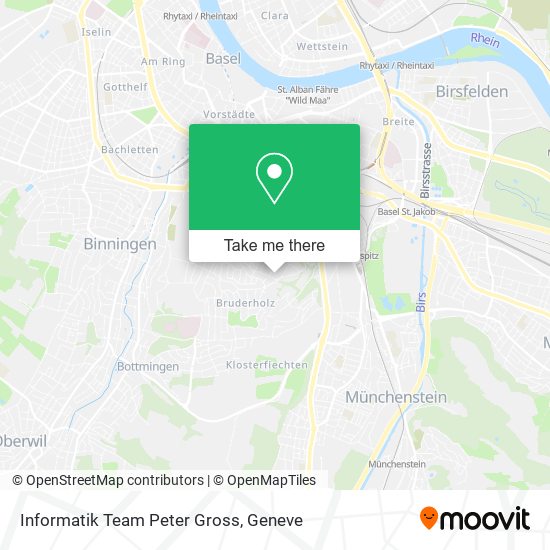 Informatik Team Peter Gross map