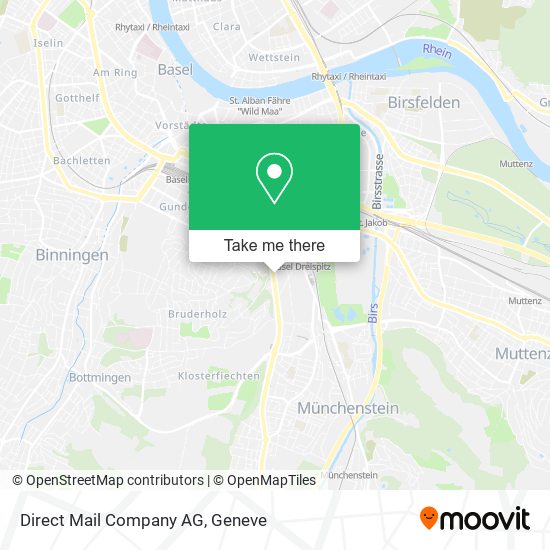 Direct Mail Company AG map