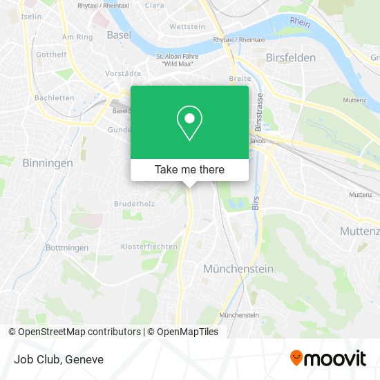 Job Club map