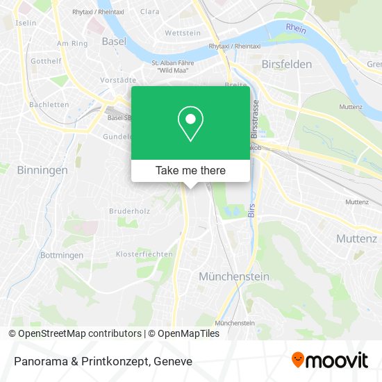 Panorama & Printkonzept map