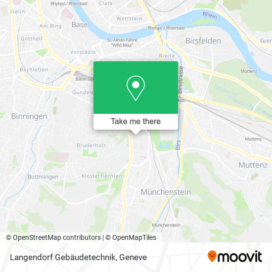 Langendorf Gebäudetechnik map