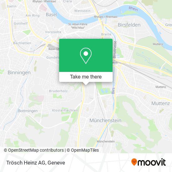 Trösch Heinz AG map