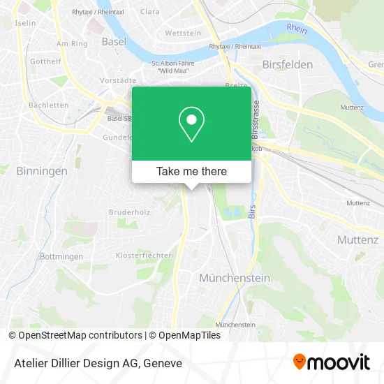 Atelier Dillier Design AG map
