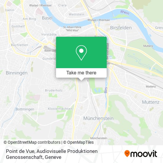 Point de Vue, Audiovisuelle Produktionen Genossenschaft map