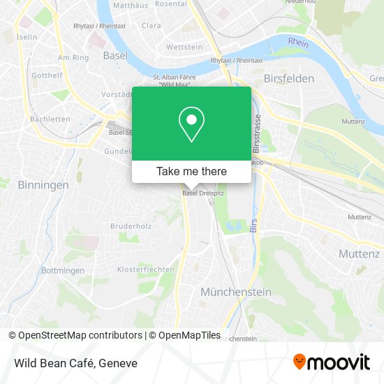 Wild Bean Café map