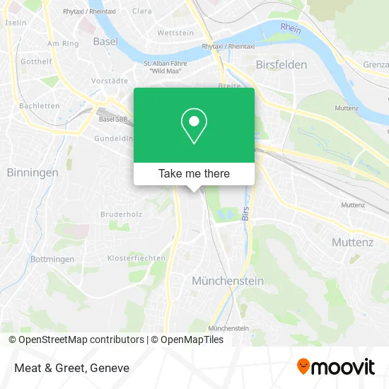 Meat & Greet map