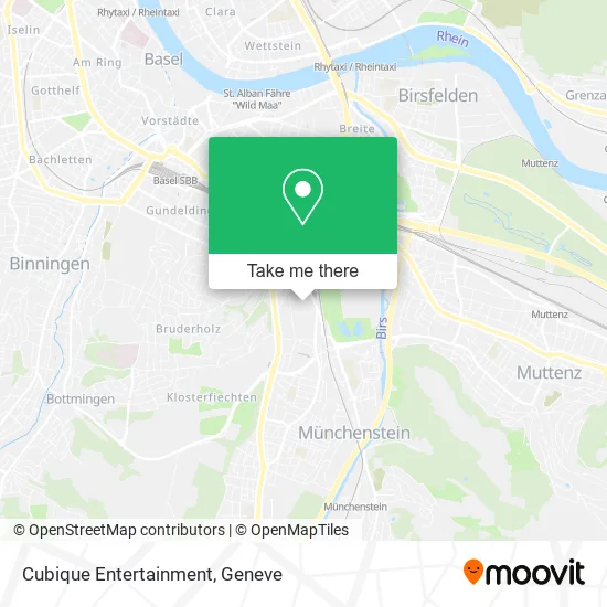Cubique Entertainment map