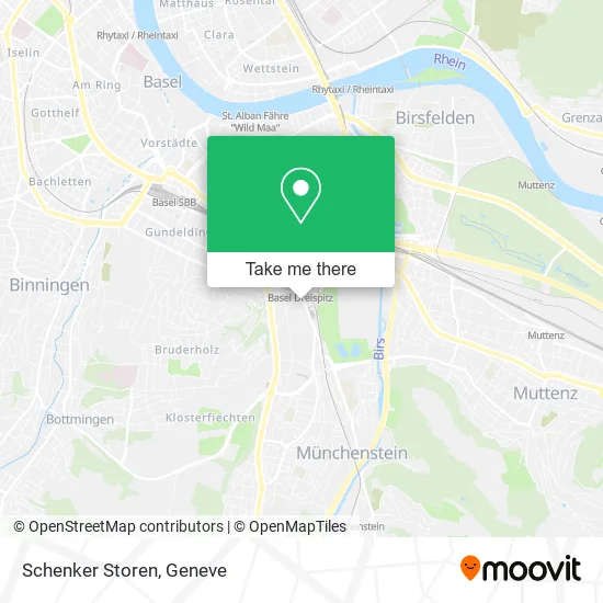 Schenker Storen map