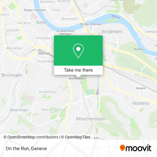 On the Run map