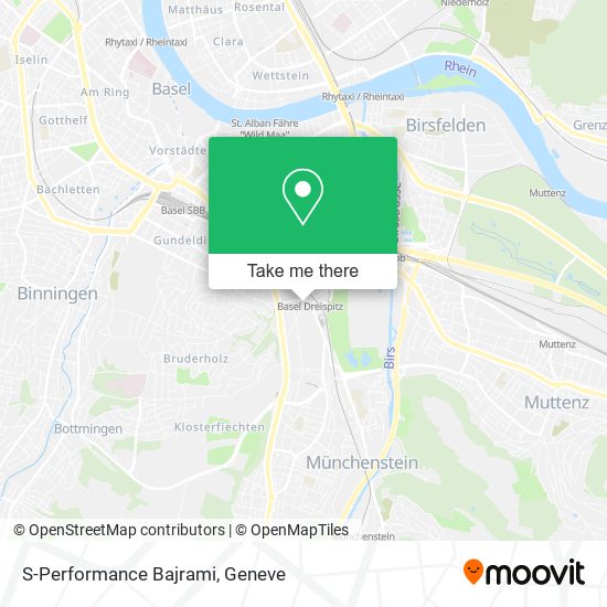 S-Performance Bajrami map