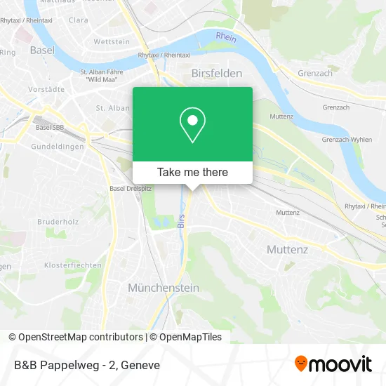 B&B Pappelweg - 2 map