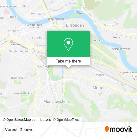 Vorest map