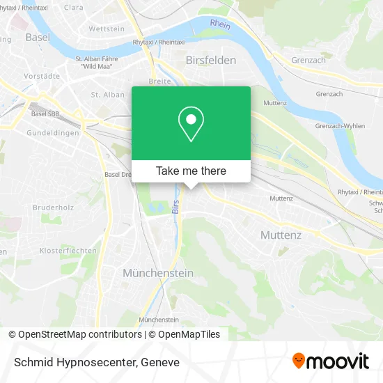 Schmid Hypnosecenter map