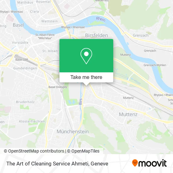 The Art of Cleaning Service Ahmeti map