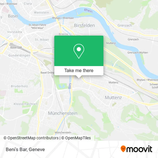 Beni's Bar map