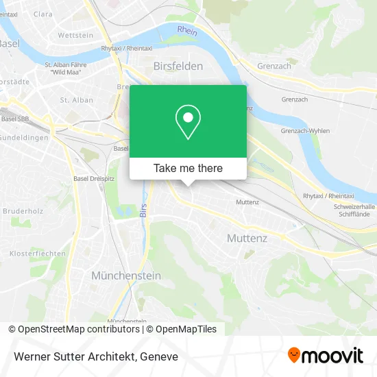 Werner Sutter Architekt map