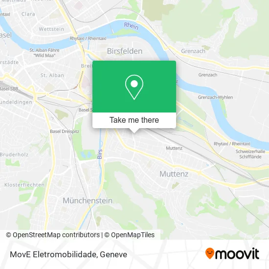 MovE Eletromobilidade map