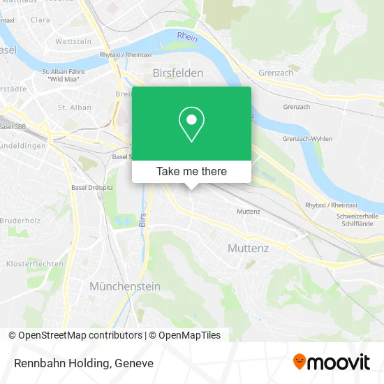 Rennbahn Holding map