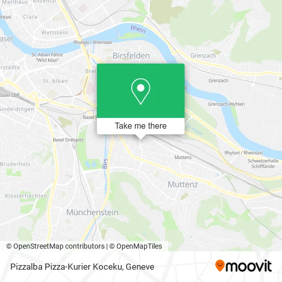 Pizzalba Pizza-Kurier Koceku map