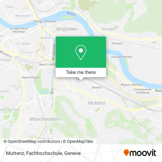 Muttenz, Fachhochschule map