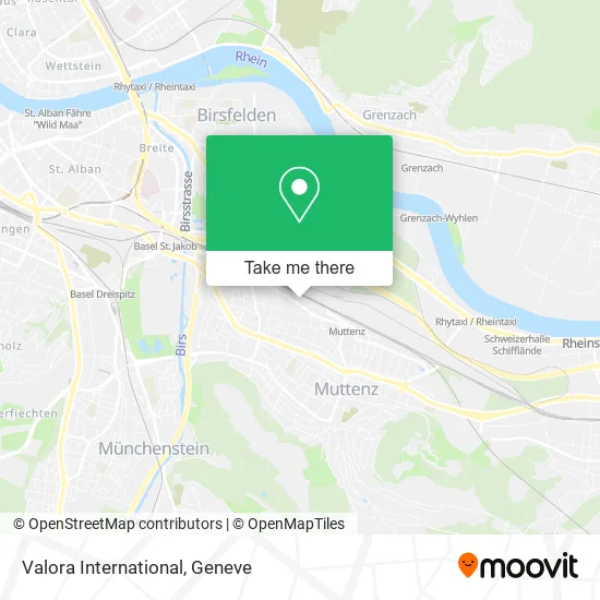 Valora International map