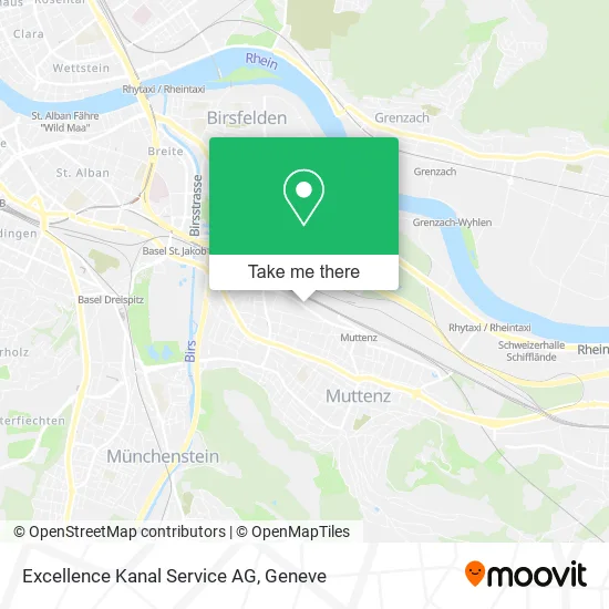 Excellence Kanal Service AG map