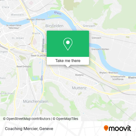 Coaching Mercier map