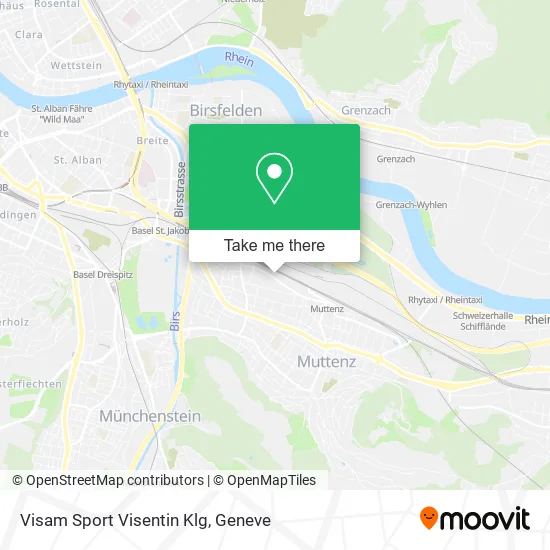 Visam Sport Visentin Klg map