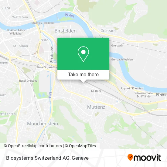 Biosystems Switzerland AG map