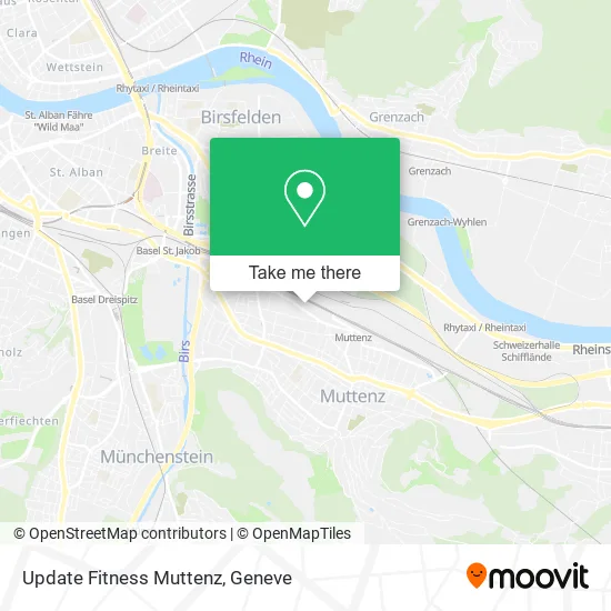 Update Fitness Muttenz map