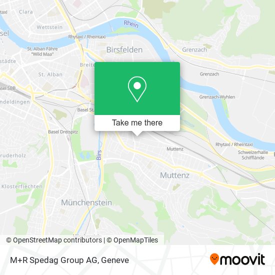 M+R Spedag Group AG map