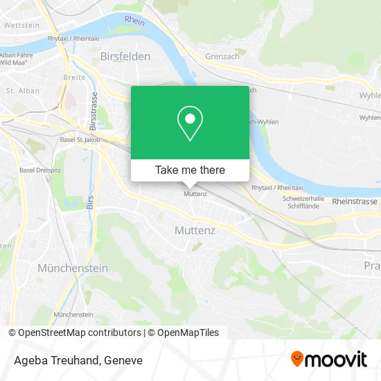 Ageba Treuhand map