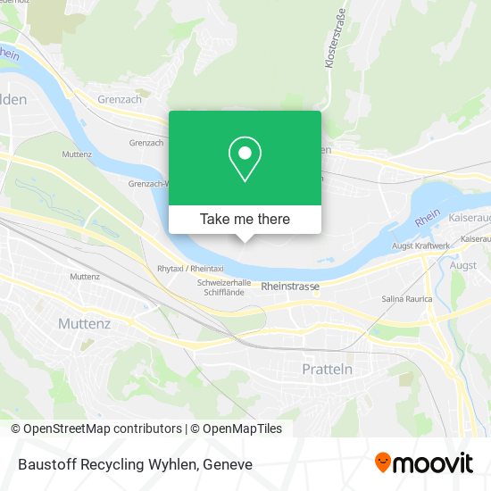 Baustoff Recycling Wyhlen map