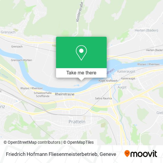 Friedrich Hofmann Fliesenmeisterbetrieb map