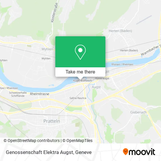 Genossenschaft Elektra Augst map