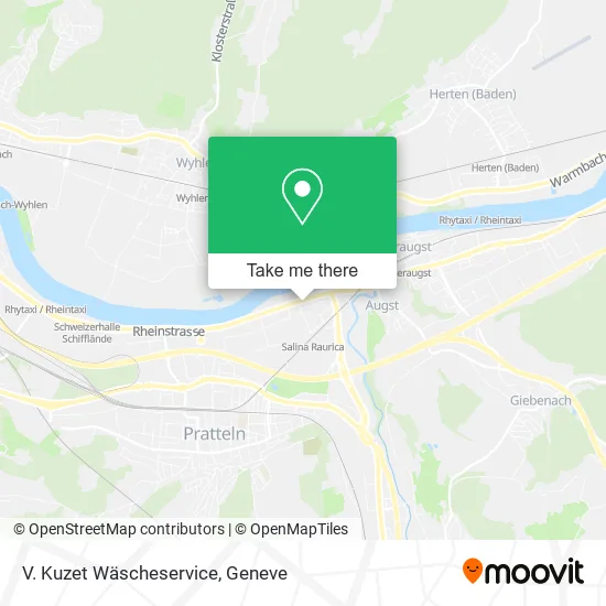 V. Kuzet Wäscheservice map