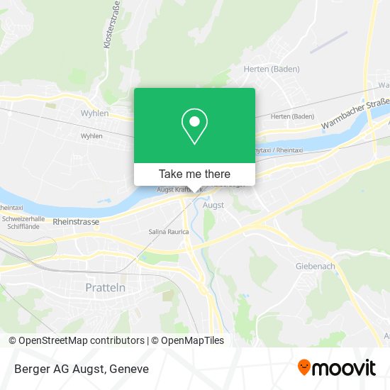 Berger AG Augst map