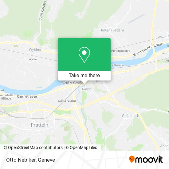 Otto Nebiker map